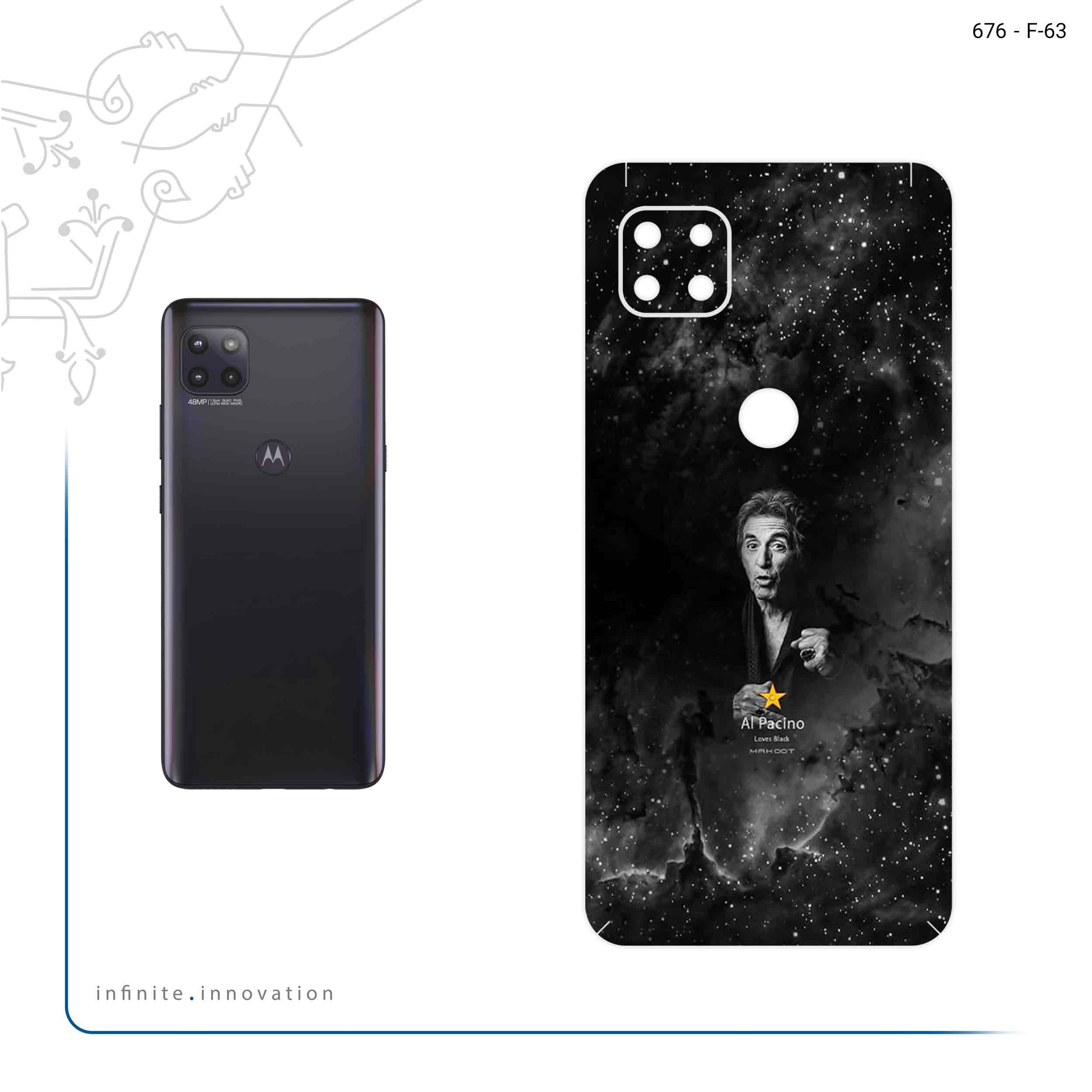 برچسب پوششی ماهوت مدل Al Pacino مناسب برای گوشی موبایل موتورولا MOTO G 5G