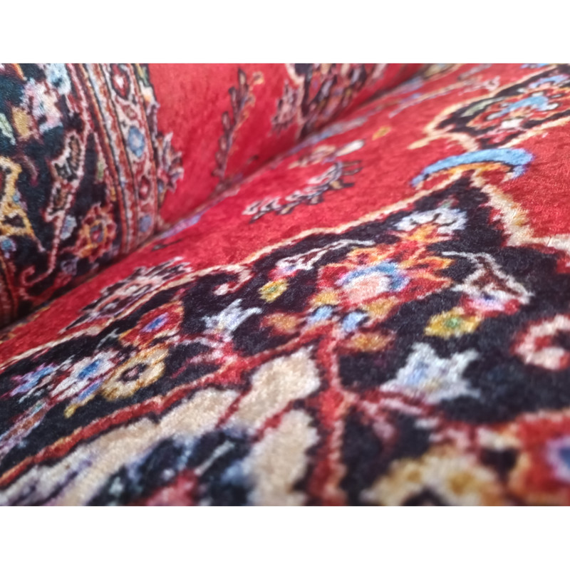 ست 3 تکه تشک و پشتی مدل مخمل سنتی کد 5