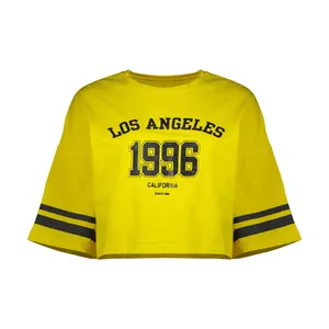 کراپ‌تاپ آستین کوتاه زنانه مدل لس آنجلس کد FU-8