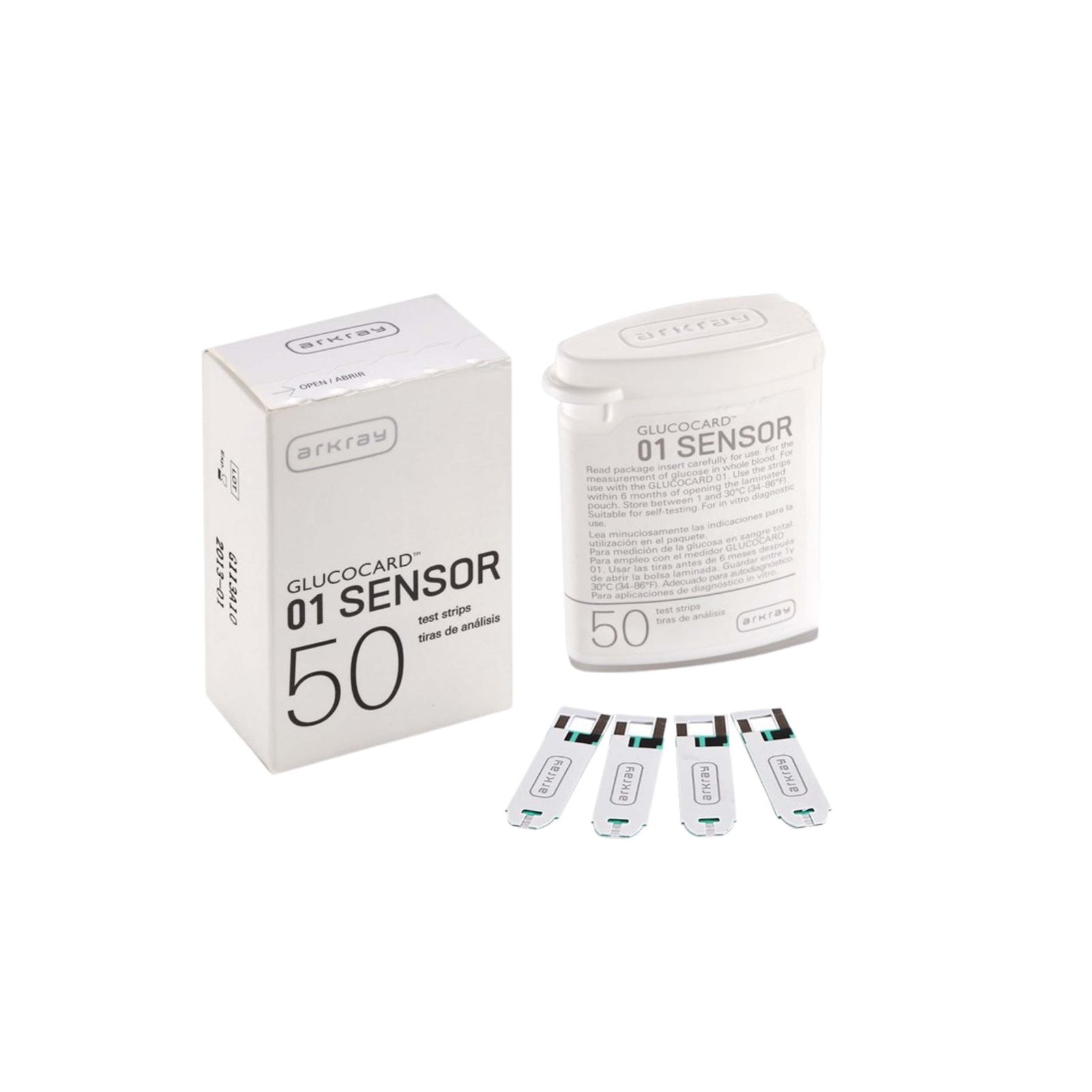 نوار تست قند خون آرکری مدل 01 سازگار با دستگاه گلوکوکارد 01 و مینی، پانصد بسته 50 عددی - - 4