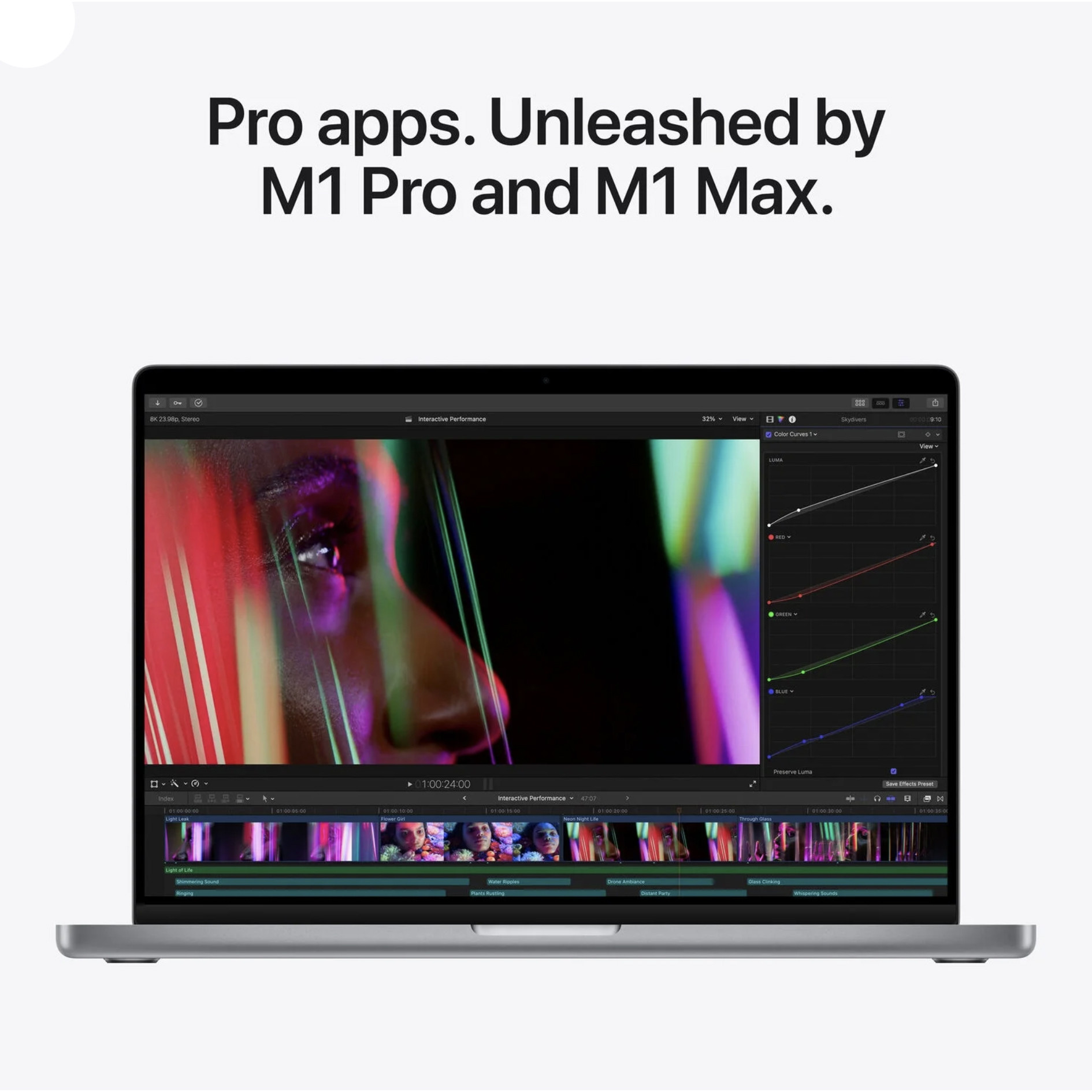 لپ تاپ 16.2 اینچ اپل مدل MacBook MK183 M1 Pro 2021 لپ تاپ 16.2 اینچ اپل مدل MacBook MK183 M1 Pro 2021