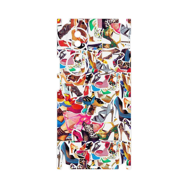 برچسب پوششی ماهوت مدل Collage of High heel Shoes-FullSkin مناسب برای گوشی موبایل آنر X7b