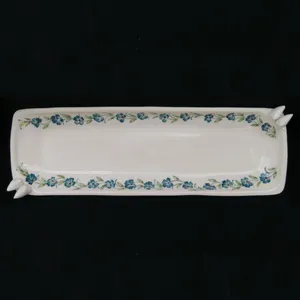 شیرینی خوری سرامیکی هیوا طرح رولت گل رز کد 10984340
