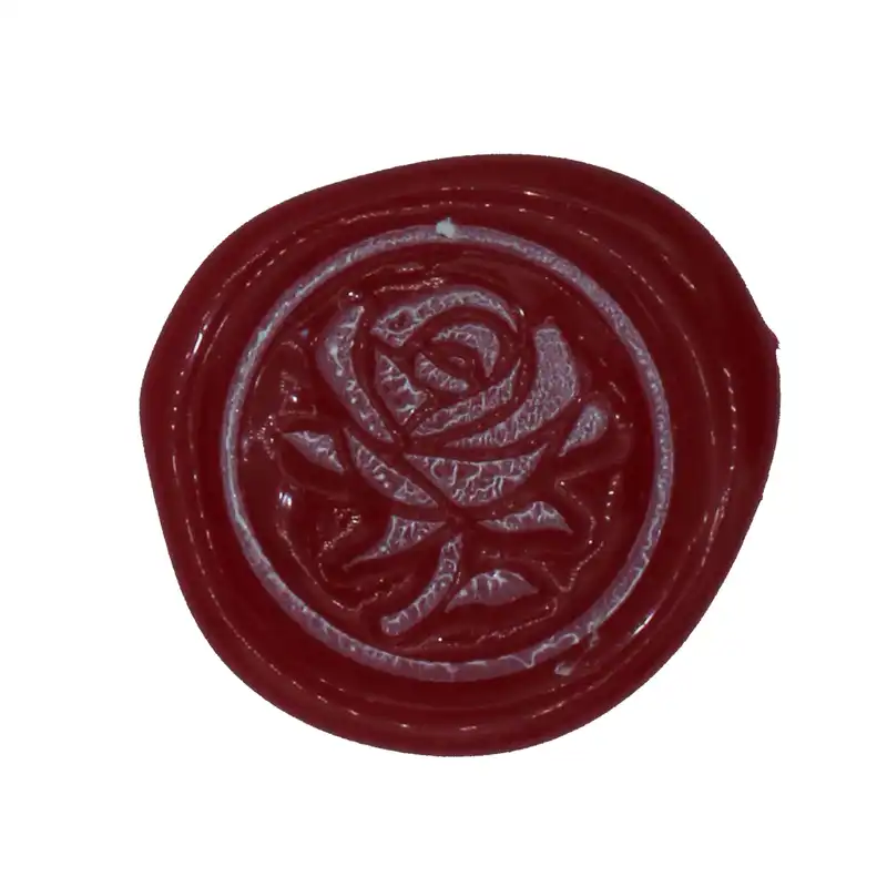 مهر و موم مدل طرح گل رز مجموعه 2 عددی