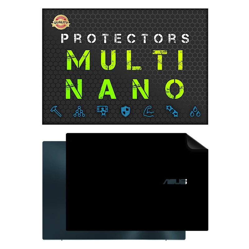 برچسب پوششی مات مولتی نانو مدل X-F1M مناسب برای پشت لپ تاپ ایسوس ZenBook Pro Duo 15 OLED UX582 15.6 inch 2021