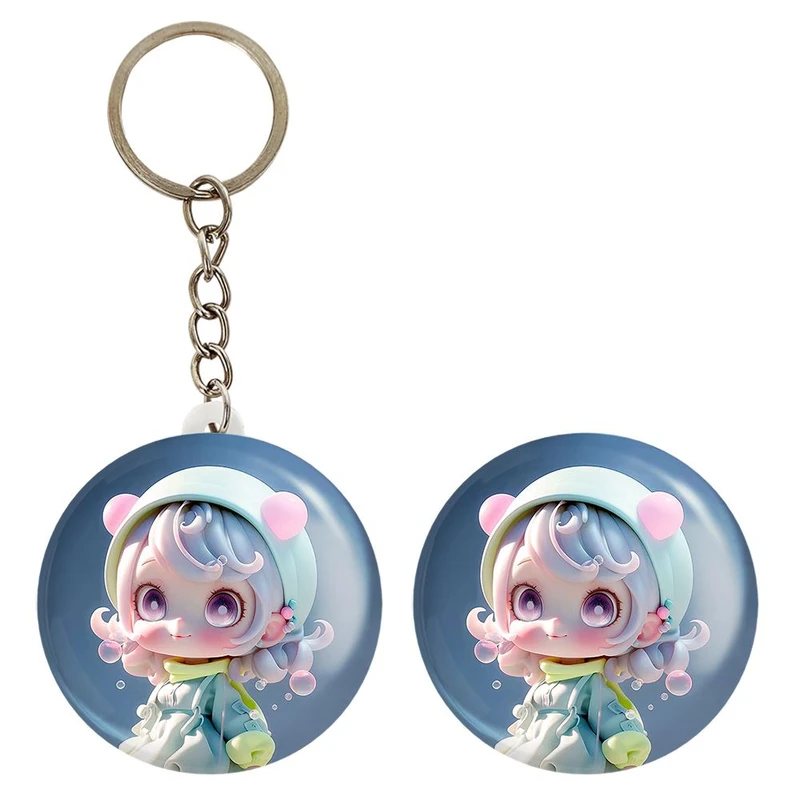 پیکسل خندالو مدل دخترانه کد 28826 به همراه جاکلیدی