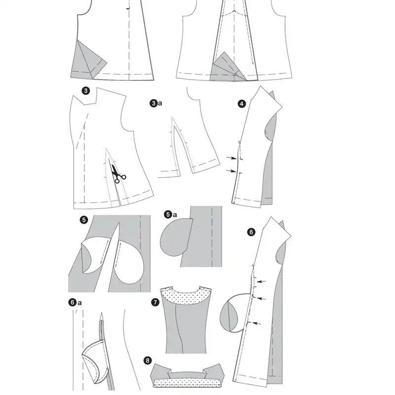 الگوی خیاطی کت مانتو و شلوار زنانه بوردا استایل کد 7162 سایز 32 تا 44 متد مولر