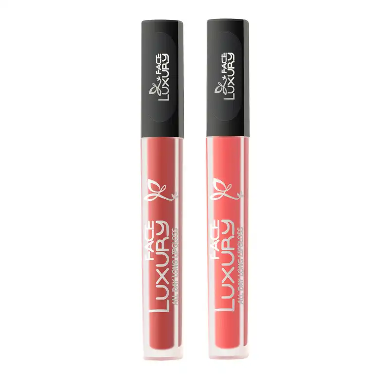 رژ لب مایع لاکچری فیس مدل 03-04 بسته 2 عددی