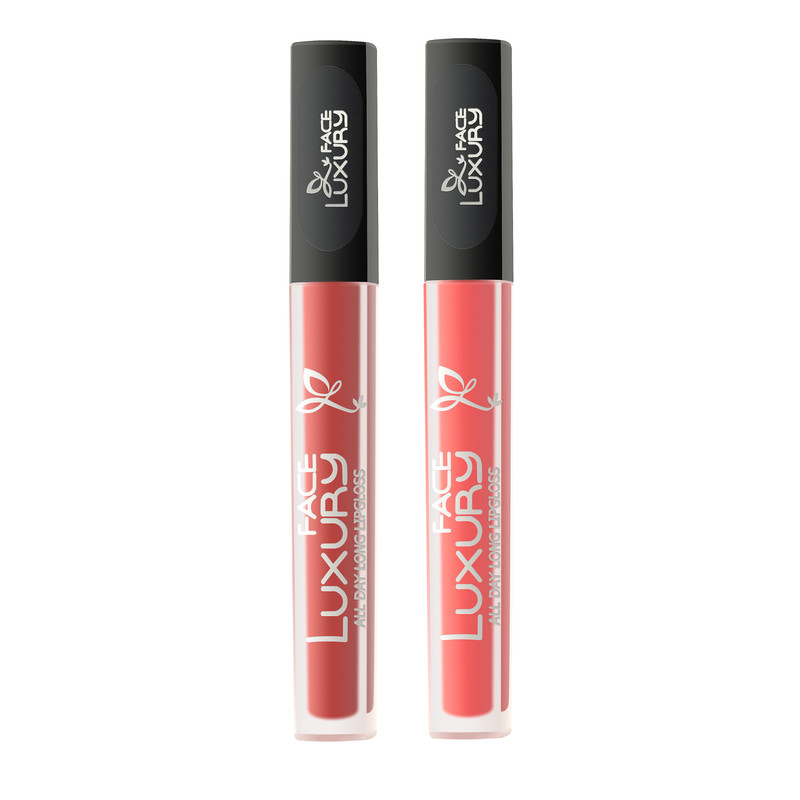 رژ لب مایع لاکچری فیس مدل 03-04 بسته 2 عددی