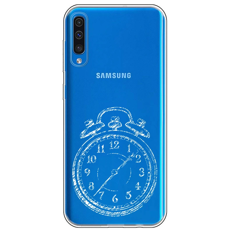 کاور مگافون طرح ساعت مدل C64-W مناسب برای گوشی موبایل سامسونگ Galaxy A50 / A50 S / A30 S