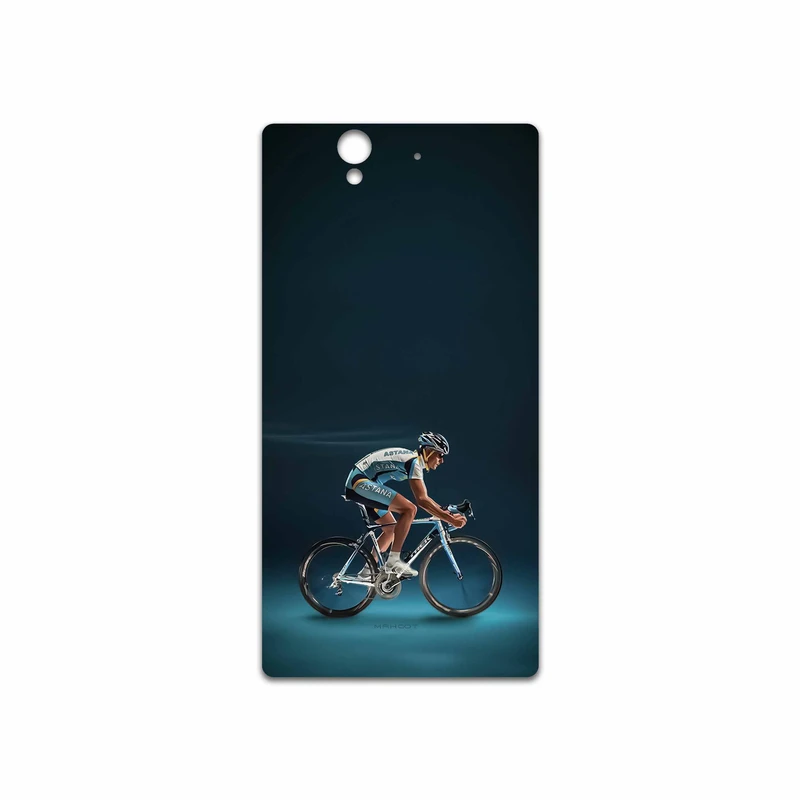 برچسب پوششی ماهوت مدل Road cycling مناسب برای گوشی موبایل سونی Xperia Z