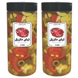 ترشی مکزیکی مجذوبی - 1500 گرم بسته 2 عددی