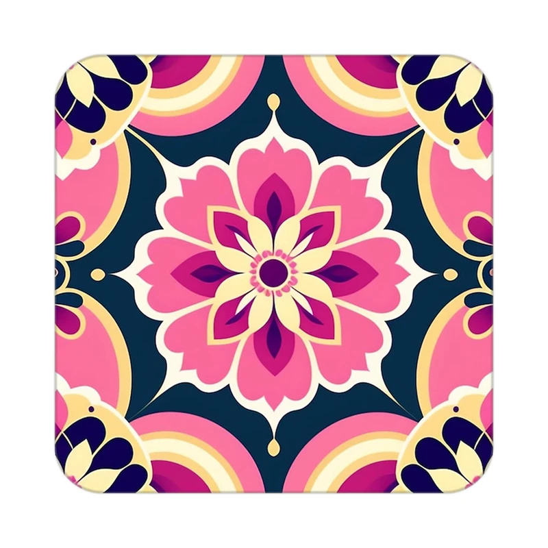 زیر لیوانی کاکتی طرح گل مدل mp16963