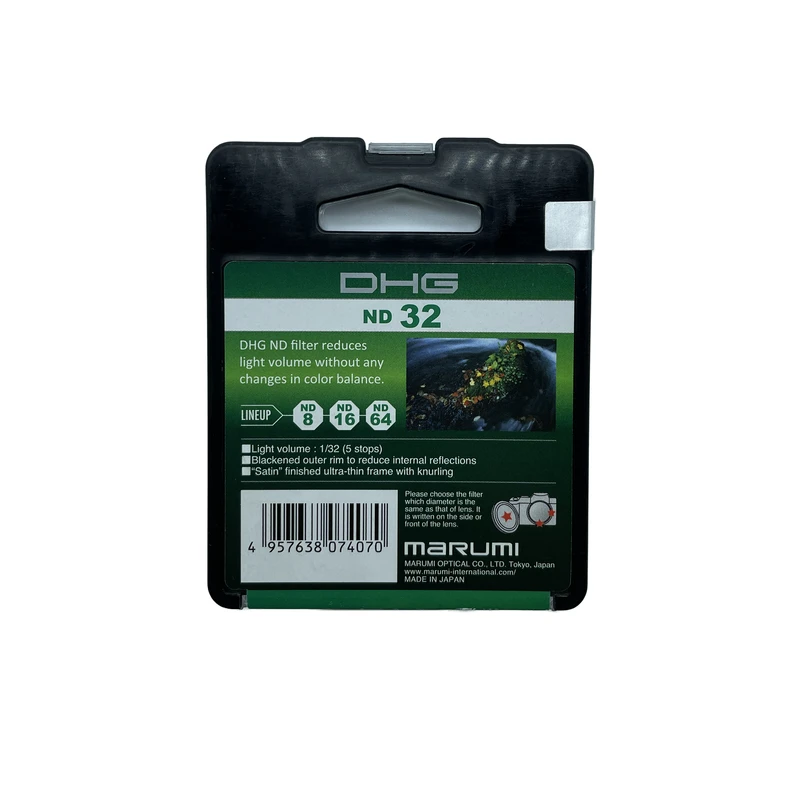 عکس شماره 7 : فیلتر لنز مارومی مدل nd32 dhg mc-52mm