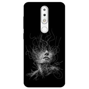 Megafone Face Sketch 7423 Cover For Nokia 6.1 Plus (X6)