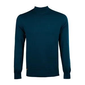 پلیور یقه اسکی مردانه جوتی جینز کد 21126 رنگ سرمه‌ای روشن