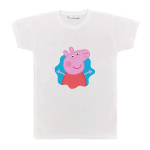تی شرت بچگانه پرمانه طرح پپا پیگ کد pmt.4763