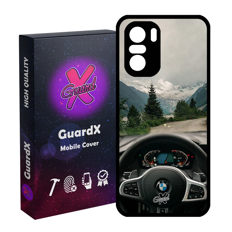 کاور گارد ایکس طرح BMW مدل Glass10346 مناسب برای گوشی موبایل شیائومی Poco F3/MI 11X/MI 11X Pro/Redmi K40/K40 Pro