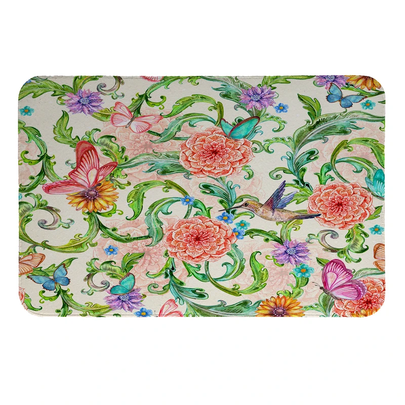  پادری طرح گل کد 5918 سایز 60 × 40 سانتی‌متر