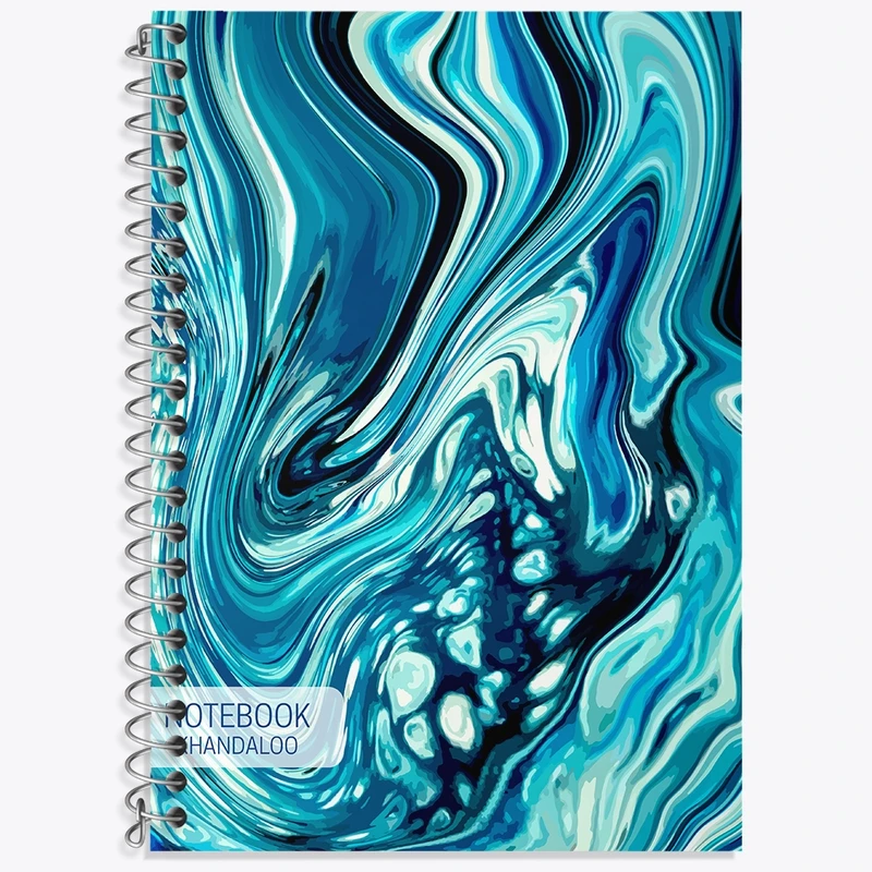 دفتر لغت 50 برگ خندالو طرح موج کد N1086