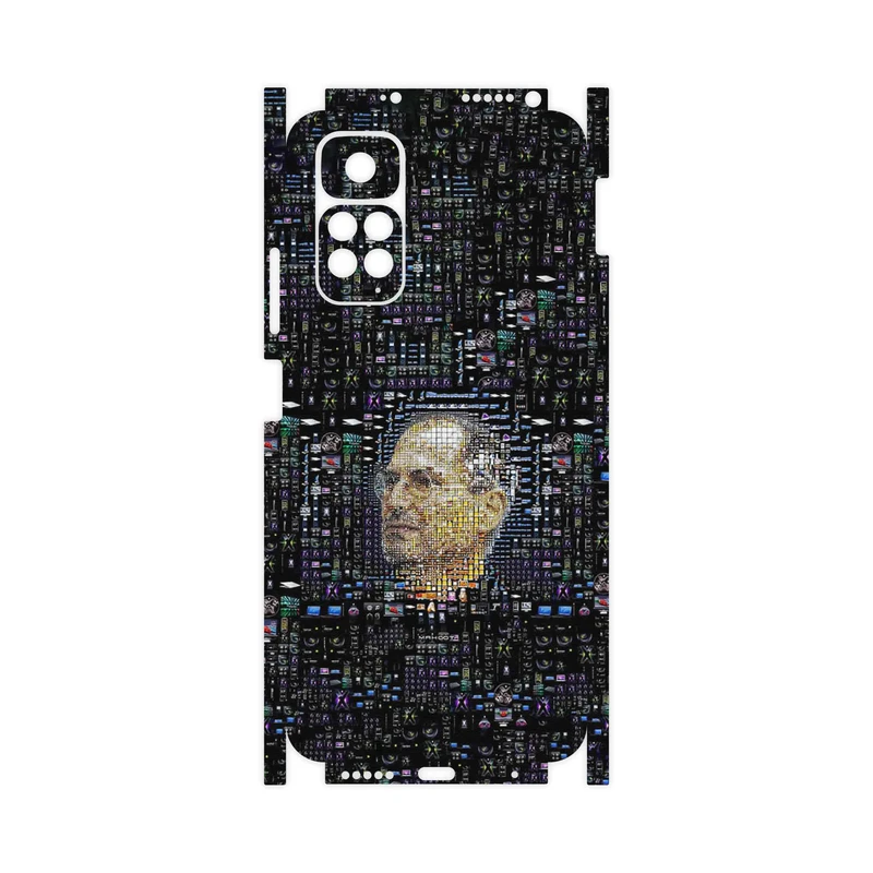 برچسب پوششی ماهوت مدل 2 Collage of Steve Jobs-FullSkin مناسب برای گوشی موبایل شیائومی Redmi Note 11S