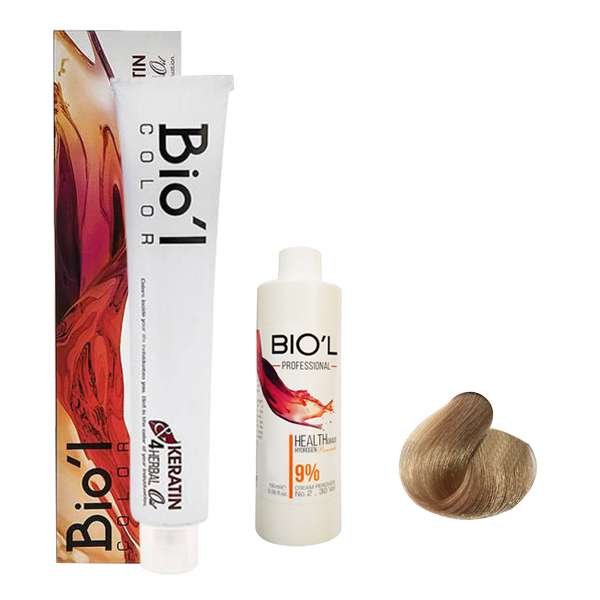 کیت رنگ مو بیول مدل GOLDEN شماره 10.32 حجم 100 میلی لیتر رنگ بلوند بژ پلاتینه  