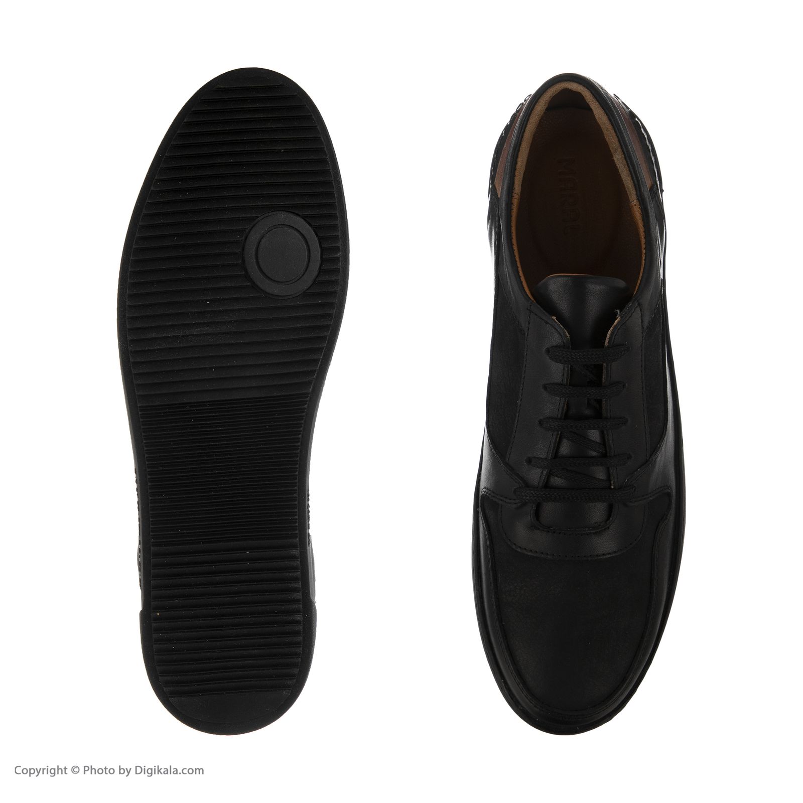 کفش روزمره مردانه مارال چرم مدل ونس اوپال kor-Black -  - 7