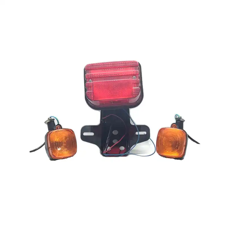 چراغ خطر موتور سیکلت مدل MRNT 22 مناسب برای هوندا 125 به همراه 2 عدد چراغ راهنما