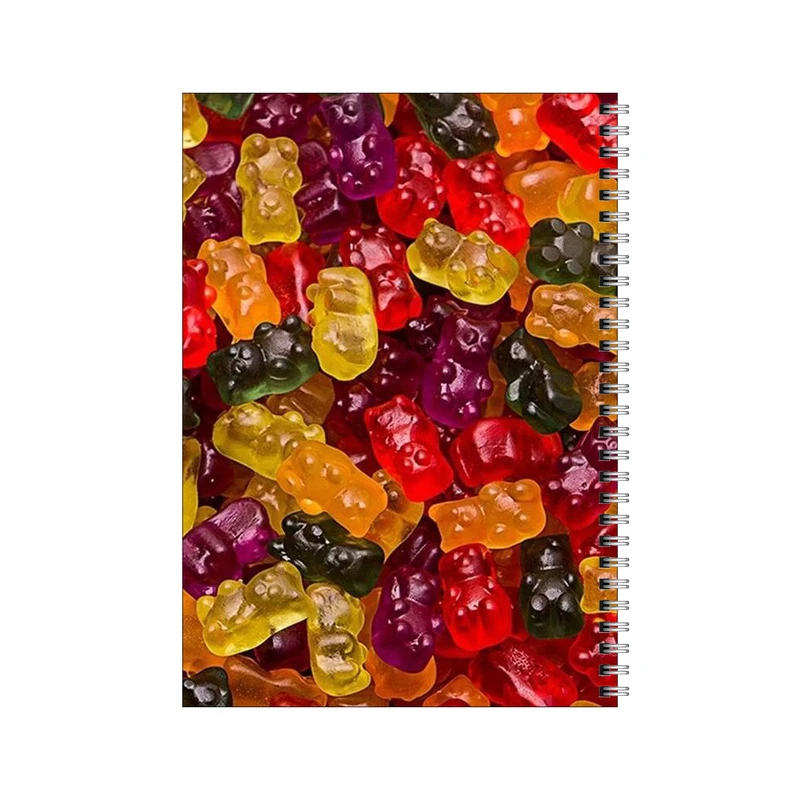 دفتر مشق 50 برگ بامبیلیپ طرح پاستیل خرسی کد 6506060