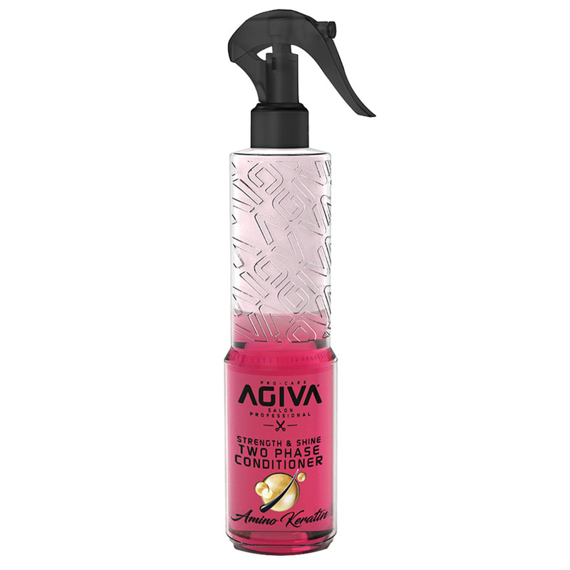 سرم دوفاز مو آگیوا مدل amino keratin حجم 400 میلی لیتر