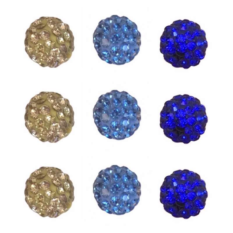 مهره دستبند مدل پرنگین کد 247 مجموعه 9 عددی