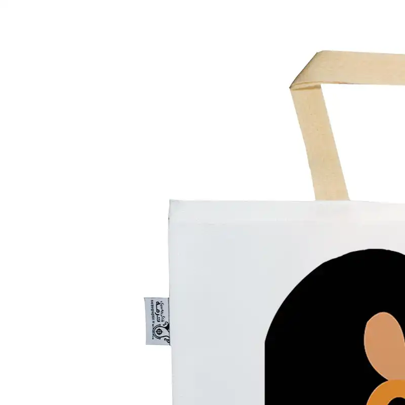 ساک خرید ترمه طراحان ایده مدل دختر مو کوتاه کد adc023