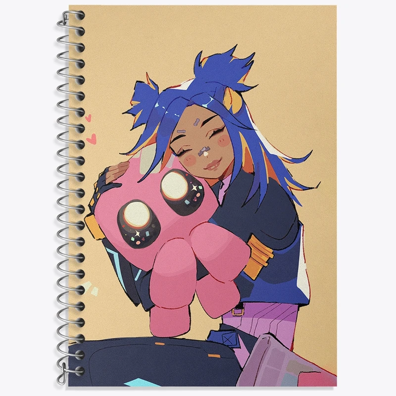 دفتر لغت 50 برگ خندالو طرح بازی ولورانت (Valorant) کد 33056