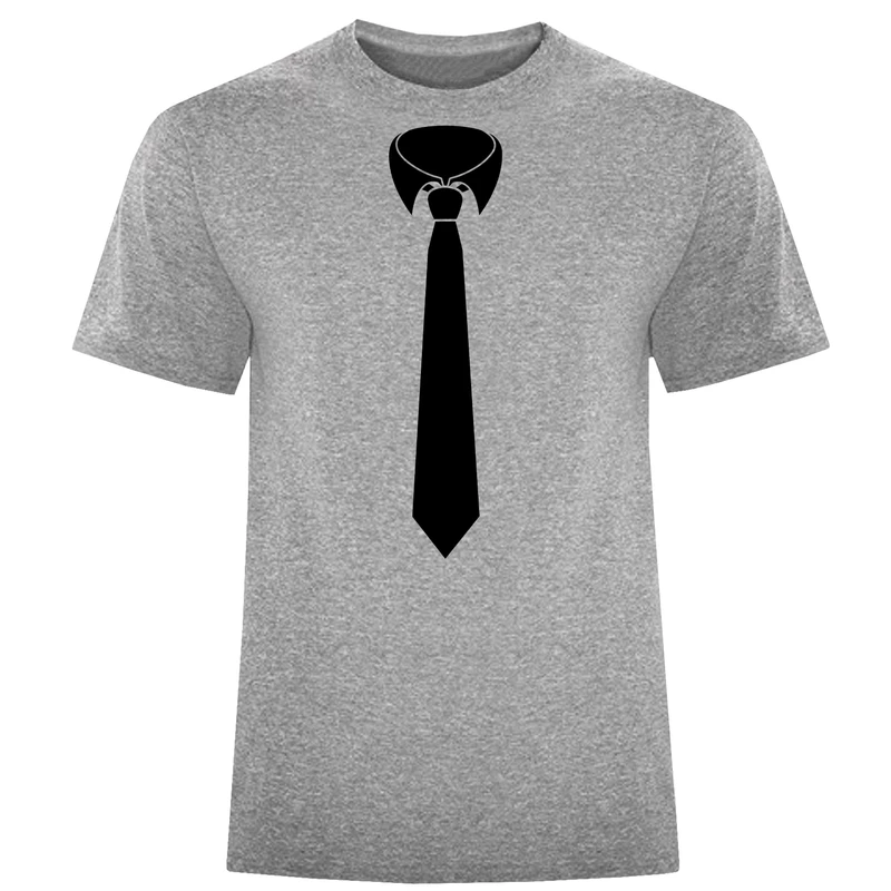 تی شرت آستین کوتاه مردانه مدل کراوات D555