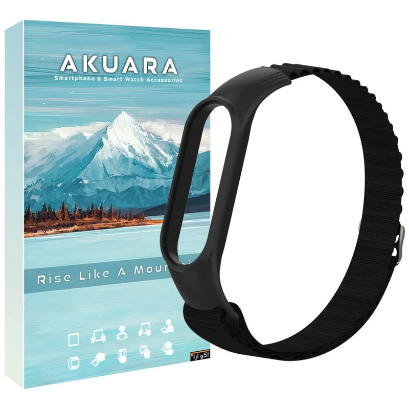 بند آکوآرا مدل Alpine مناسب برای ساعت هوشمند شیائومی Mi Band 3