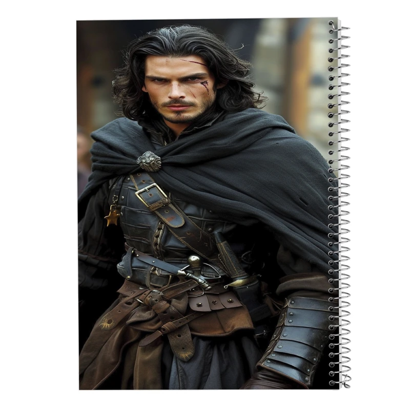 دفتر ژورنال نویسی 50 برگ مدوپد مدل نقطه ای طرح بازی تاج و تخت GOT کد DF14346