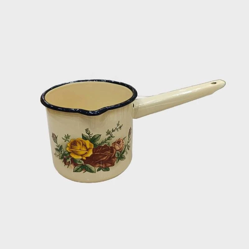 شیرجوش‌ مدل لعابی طرح گل 1L