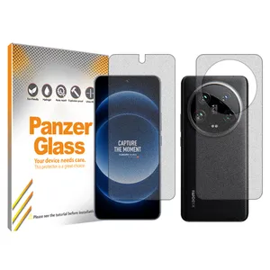 Panzer Glass Resistant model matte screen protector suitable for Xiaomi 14 Ultra mobile phone along with the back protector