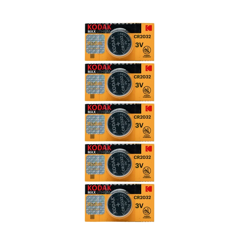 باتری سکه ای کداک مدل CR2032 بسته پنج عددی