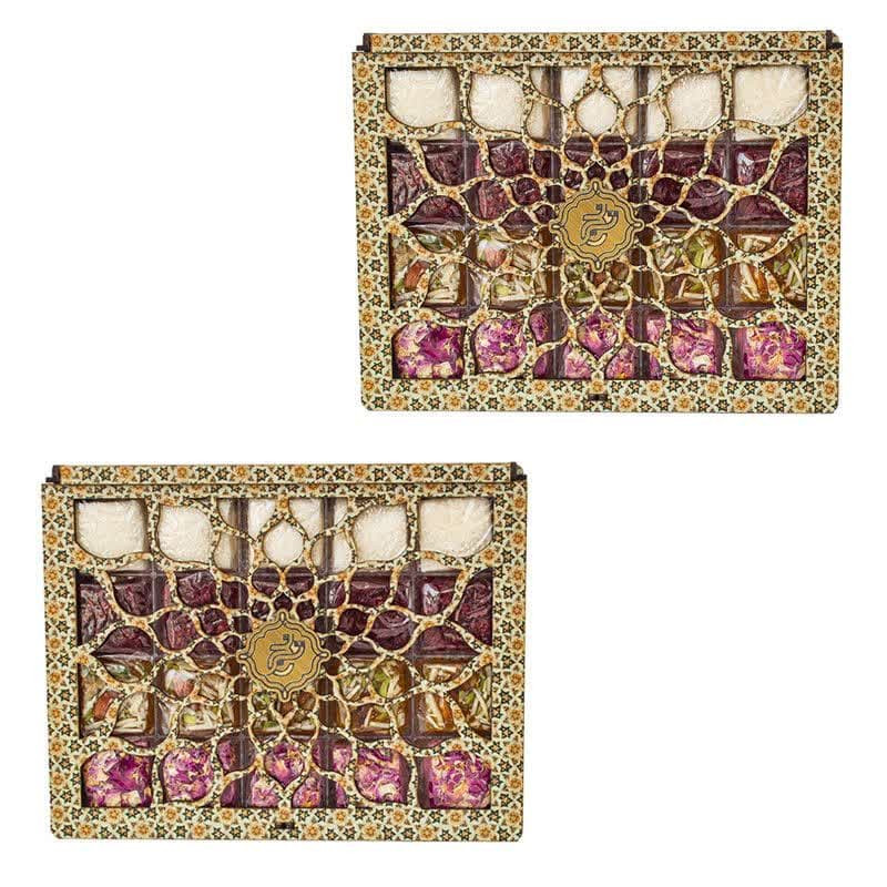 مسقطی ترکیبی آلبومی حلوا مسقطی لاری ترنج - 360 گرم مجموعه 2 عددی