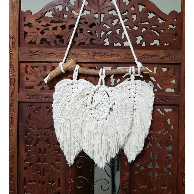 آویز بافتنی مدل مکرومه کد ang846