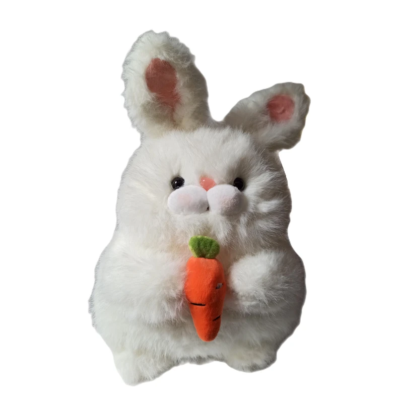 عروسک مدل خرگوش خپل مپل هویجی ارتفاع 30 سانتی متر