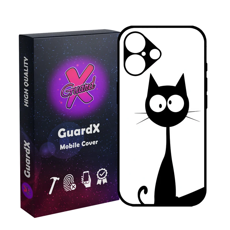 کاور گارد ایکس طرح گربه مدل 10728 مناسب برای گوشی موبایل اپل iPhone 16