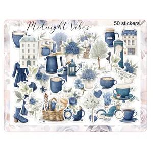 برچسب مدل Midnight Vibes بسته 50 عددی