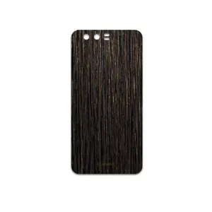 MAHOOT Dark-Gold-Stripes-Wood Cover Sticker for Honor 9