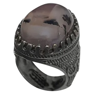 انگشتر نقره مردانه مدل شجر لوکس SL2217