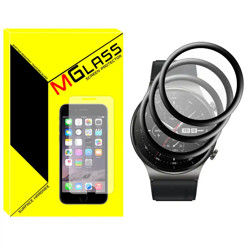 محافظ صفحه نمایش نانو ام گلس مدل NMG مناسب برای ساعت هوشمند هوآوی GT2 Pro بسته سه عددی