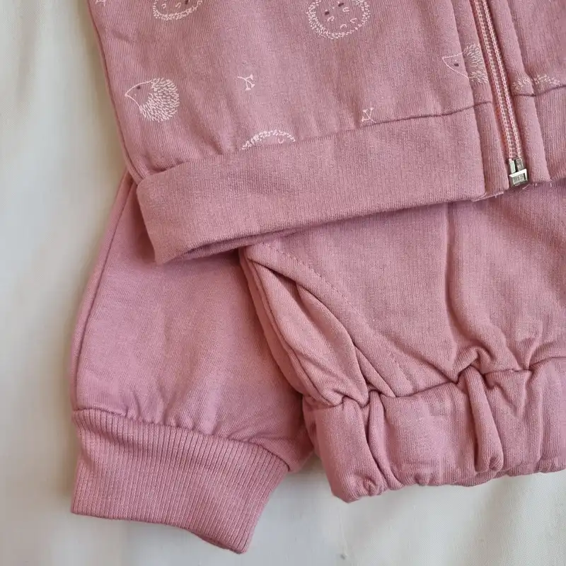 ست 3 تکه لباس دخترانه مدل جوجه تیغی