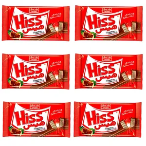 ویفر با روکش شکلات هیس شیرین عسل - 240 گرم بسته 6 عددی