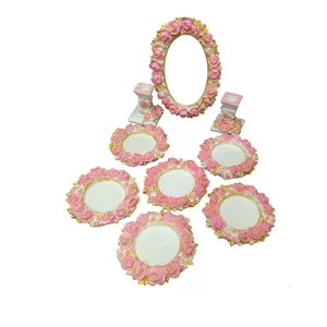 مجموعه ظروف هفت سین 9 پارچه مدل شکوفه